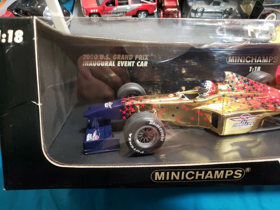 1/18 Minichamp  2000 U.S GRAND PRIX INAUGURAL EVENT CAR NICE CAR HARD TO FIND  - Image 3 of 4