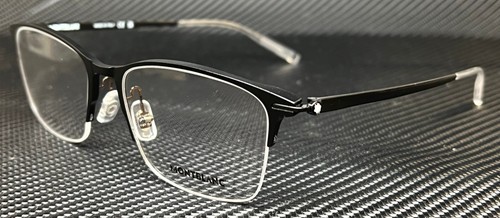 MONT BLANC MB0284OA 001 Black Men's 54 mm Extra Large Eyeglasses