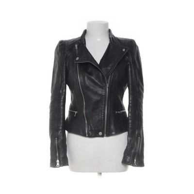 Zara Trafaluc, Lederjacke, Damen, Größe: L, Schwarz, Einfarbig #kML