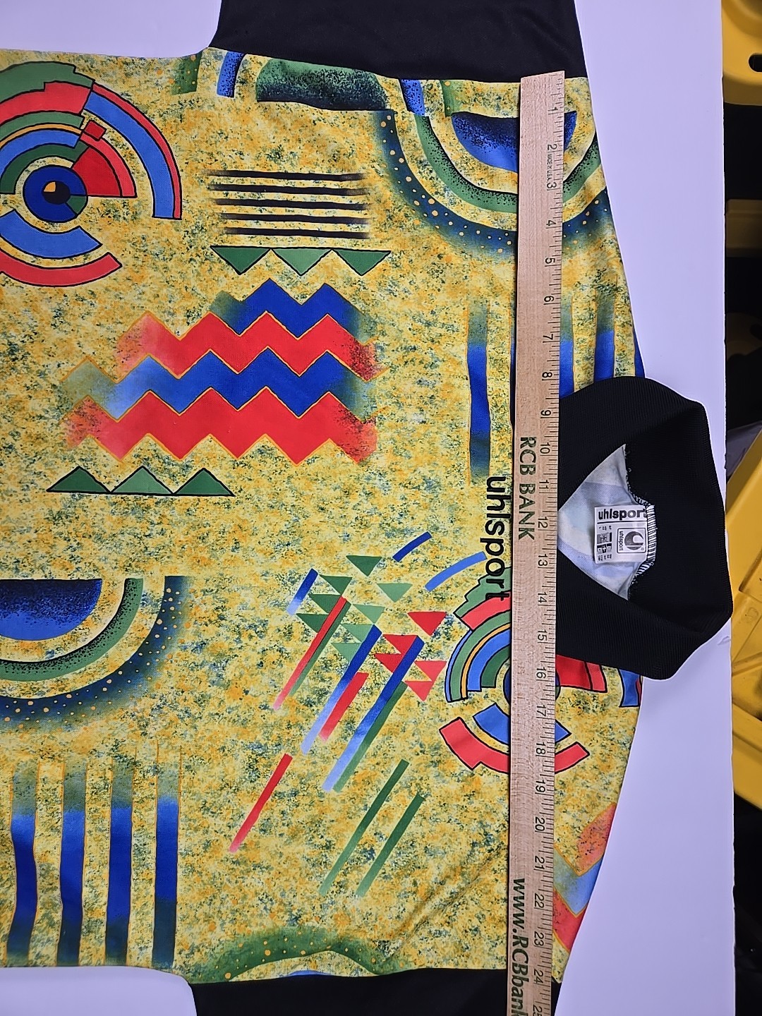 VTG Uhlsport - Mulicolor Arm Padded Long Sleeve Goal Keepers Jersey - Mens L