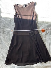 vintage brown midi dress
