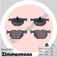 Zimmermann BremsbelÄGe Passend FüR BMW X5 F15 F85 E70 X6 E71 E72 F16 F86