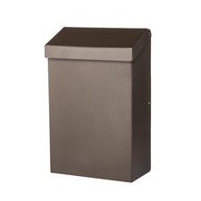 Modern Heritage  Vertical Wall-Mounted Mailbox for Outside, Rust-Resistant Ga...