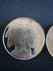 Lot of 20 – 1 AVDP oz .999 Copper Rounds – Indian Head / Buffalo Nickel Design — photo 2