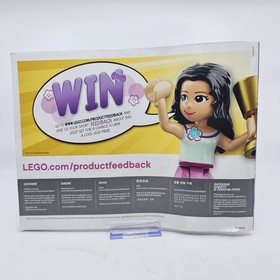 LEGO Friends Snow Ski Resort Instruction Manual Booklet 41324 MANUAL ONLY