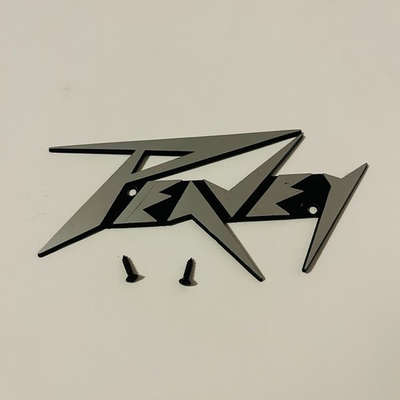 #ad Vintage Peavey Metal Amplifier Speaker Logo w Screws 1970s 80s Great Shape $24.99