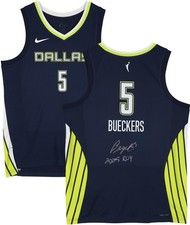 Paige Bueckers Dallas Wings Signed Nike Navy Edition Victory Jersey w/ROY Insc