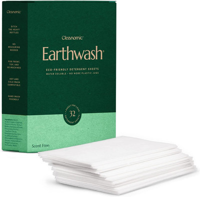 Laundry Sheets, Scent-Free (32 Loads), the Perfect Plastic Free Detergent Strips