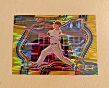 2023 Panini Select JUSTIN MORNEAU Diamond Level Gold Flash Prizm /10 - TWINS