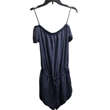 Cloth & Stone Off Shoulder Romper Spaghetti Strap Casual Summer Dress Small