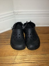 Crocs Black Off-road Sport Clogs with Ventilation Holes Mens Size 12