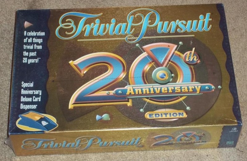 TRIVIAL PURSUIT 20TH ANNIVERSARY EDITION BOARD GAME, BRAND NEW, FACTORY SEALED