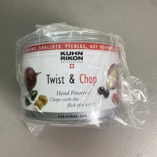 New Sealed Williams Sonoma Kuhn Rikon Twist & Chop Food Chopper Hand Powered