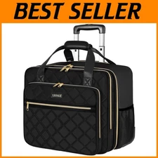 Sleek Rolling Briefcase with Telescopic Handle