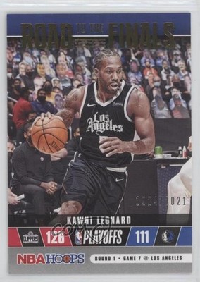 2021 Panini NBA Hoops Road to the Finals First Round /2021 Kawhi Leonard #43 9bg