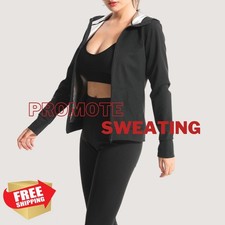 Sauna Jacket Top Weight Loss Sweat Shirt Workout Exercise