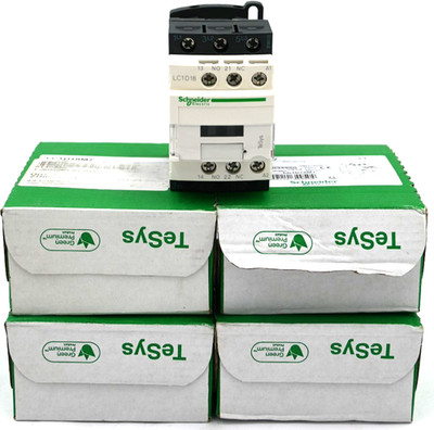 Schneider Electric LC1D18M7 3-Pole TeSys D Contactor With 220V AC 50/60Hz