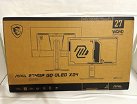 MSI MAG 274QP QD-OLED X24 27in OLED WQHD 2560x1440 240Hz 0.03ms, Black