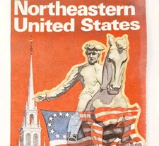 1976 Citgo Road Map Bicentennial Eastern US American Revolution Vintage 4 DWF10