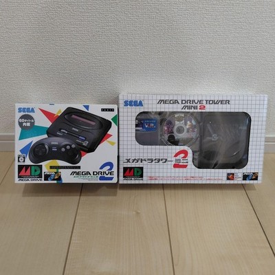 Sega Mega Drive Mini 2 Console + Mega Drive Tower Mini 2 Set New Sealed