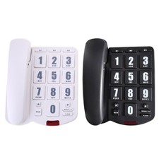 Big Button Landline Phone Desktop Telephone Loud Ringtone Fixed Home Phone