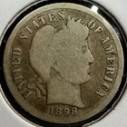 1898 S Barber Dime - Good - Full Rims - Tough Date - Free Shipping