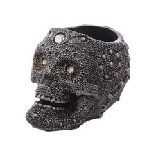 Skull Shaped Tea Light Candle Holder brand new in box 