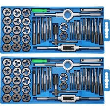 80 Pcs Tap and Die Set in Metric Sizes Standard With Coarse Fine Thread