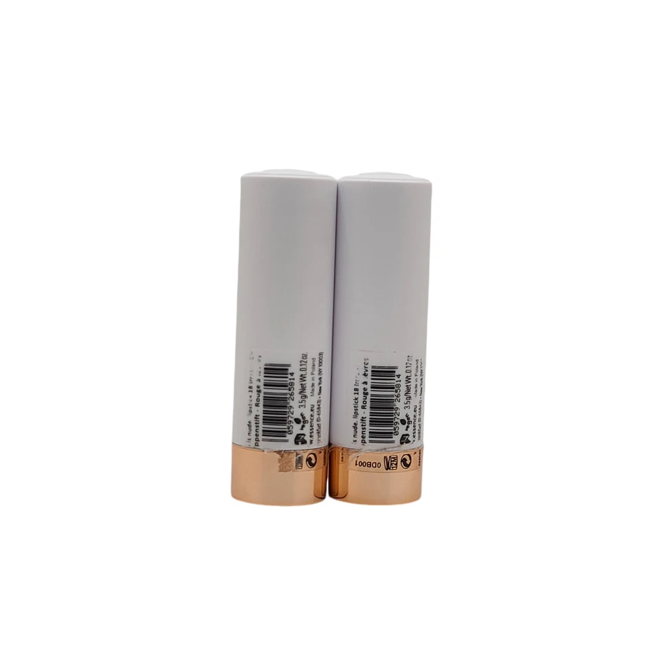 2 PACK Essence This Is Nude Lipstick #18 Irresistible - Semi-Matte *NOT SEALED* - Image 3 of 4