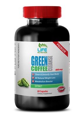 Green Coffee Cleanse Detoxify Your Body Extra Strength Formula Plus (1 Bottle)