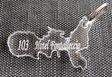 Portachiavi, personalizzabile,plexiglas,hotel,agriturismo,b&b.Regione.sagoma
