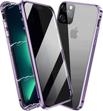 Privacy Anti Spy Magnetic 360 Protective Case For iPhone 14 Pro MAX 13 12 11 New