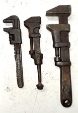 Vintage Adjustable Wrench Tool Hit Miss Decorative