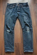The Unbranded Brand Jeans UB401 Selvedge 14.5oz Size 35x29.5  **43G0912p