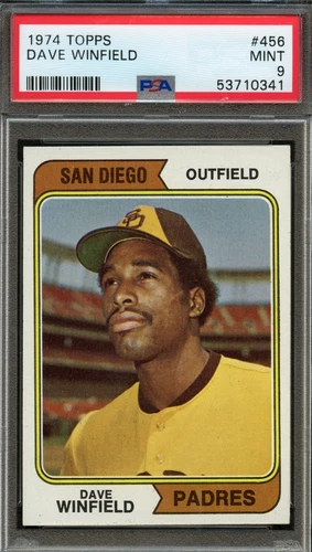BB - 1974 - Topps - #456 - Dave Winfield - PSA 9 - MINT