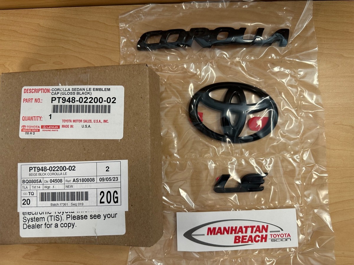 NEW Gloss Black OUT OVERLAY EMBLEM Fit 2020-2024 Suitable