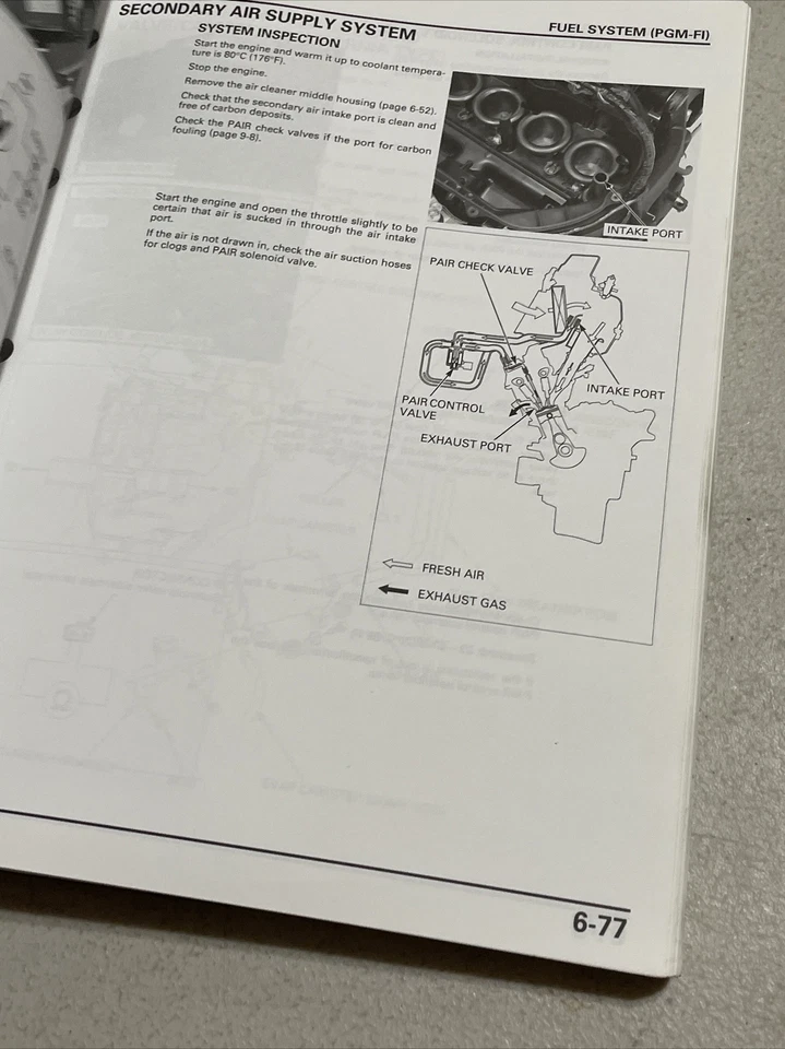 Manual de serviço de fábrica 2007 Honda CBR600RR OEM #61MFJ00 - Imagem 4 de 4