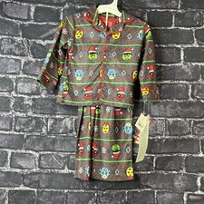 Marvel 2T Christmas Pajamas Pants Shirt Toddler Spiderman Button Up