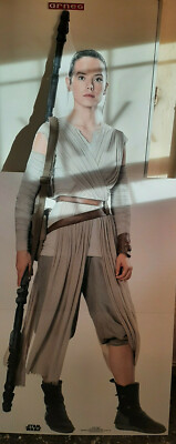 Papp Aufsteller, Pappaufsteller, Stand up Display, Star Wars   Rey (SC827)