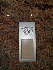 Teddy Bear Single Photo Frame 5 3/4 x 2 1/2 Silver