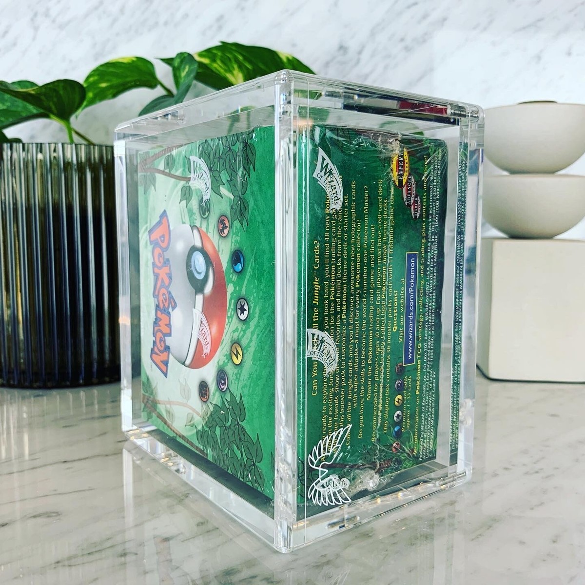 Jungle Red Logo Pokemon Booster Box 36 Packs Sealed Unlimited