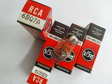 NOS 4x 6BQ7A ECC180 RCA NIB tubes driver 2A3 300B 211 tube 真空管 6BZ7 6BS8