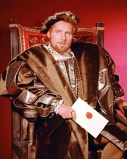Robert Shaw A Man For All Seasons 1966 as King Henry VIII 8x10 Color Photo