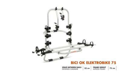Fabbri FAHRRAD OK ELEKTROBIKE MAXI 90 - Fahrradträger für E-BIKE Auto (2 E-Bikes