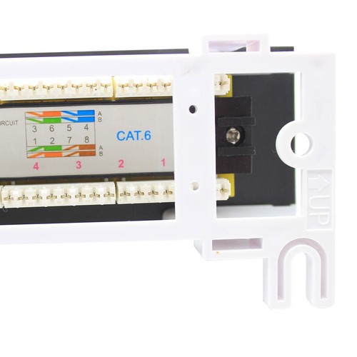 12 Port/24 Port RJ45 Ethernet LAN Network Rack Network Patch Panel - Photo 11/15