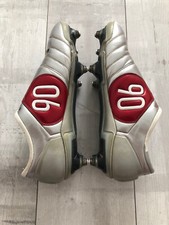 Scarpe da calcio Nike Total 90 Air Zoom argento US12 UK11 EUR46 Italia 