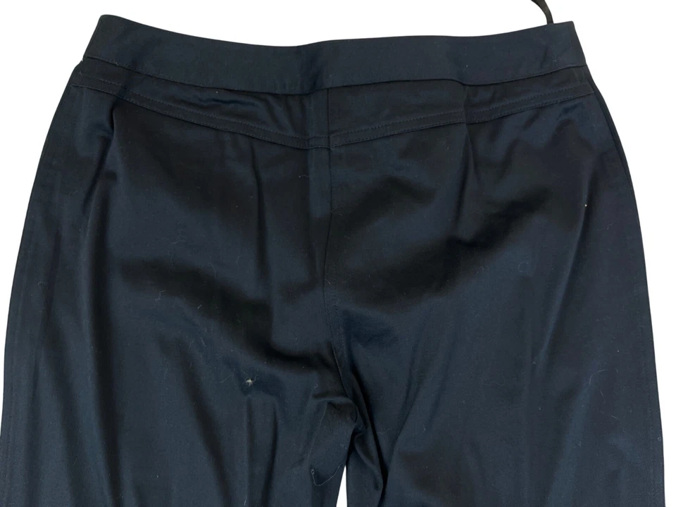 Pantalones acampanados negros elásticos pequeños Inc para mujer con bordado floral talla 6P - Nuevos Foto 4 de 4