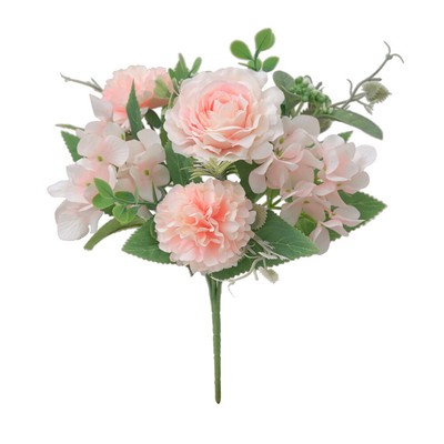 Hochzeit Bundles Faux Blatt Zweig Seide Tuch Hydrangea Stem