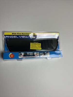 Angel View New Improved Wide-Angle Rearview Mirror AS-SEEN-ON-TV, Fits ...