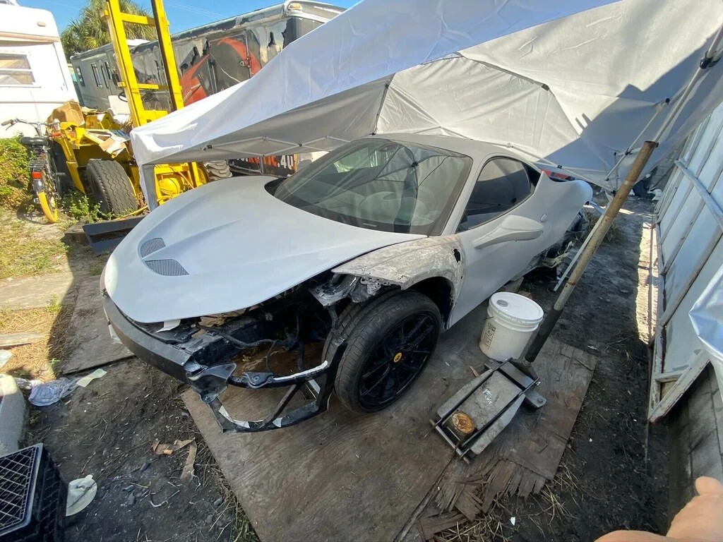 FITS: FERRARI 458 SPECIALE FIBERGLASS FRP FRONT HOOD BONNET MADE IN THE USA